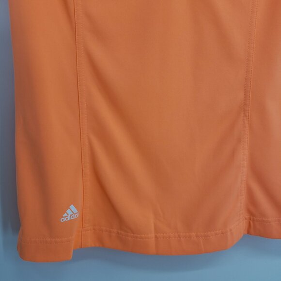 3/$25 Adidas Puremotion Golf Polo Shirt Top S Active Performance Neon Orange - Picture 5 of 7